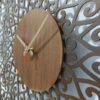 Handgefertigte persische Intarsienholzwanduhr Modell Choobi