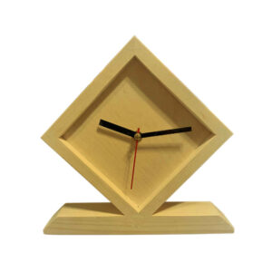 Moderne Holz-Tischuhr Modell Diamond