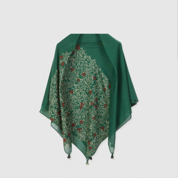 Blumenschal für Damen – Luxus und Lebendiges Design