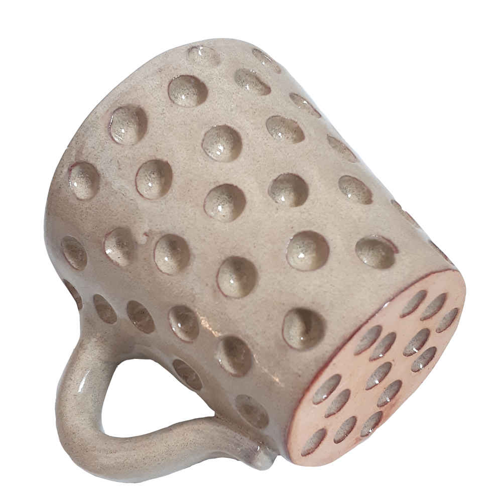 Künstlerische handgefertigte Töpfertasse – Mahla Modell