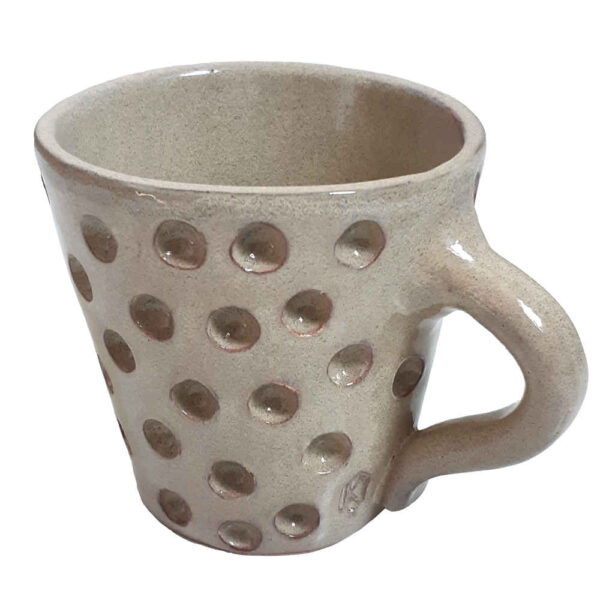 Künstlerische handgefertigte Töpfertasse - Mahla Modell