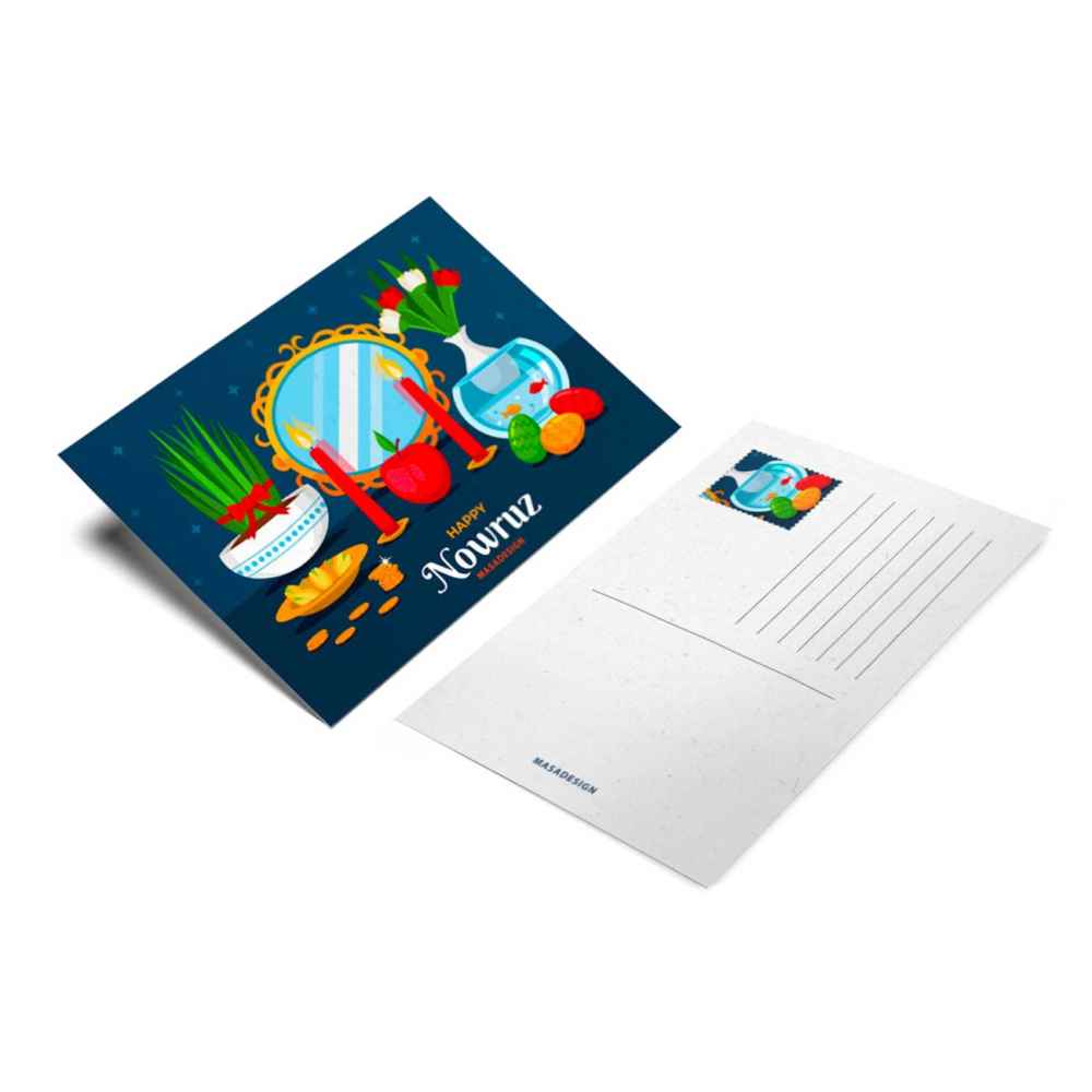 Happy Nowruz Grußkarte für das persische Neujahr Eid 4600646