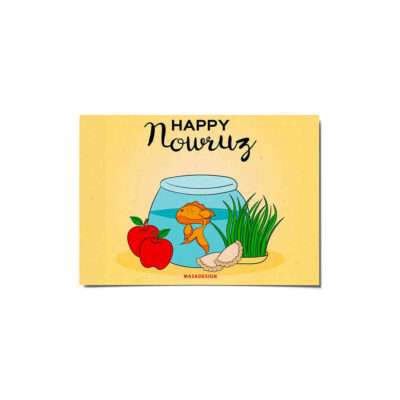 Happy Nowruz Grußkarte für das persische Neujahr Eid 4600667