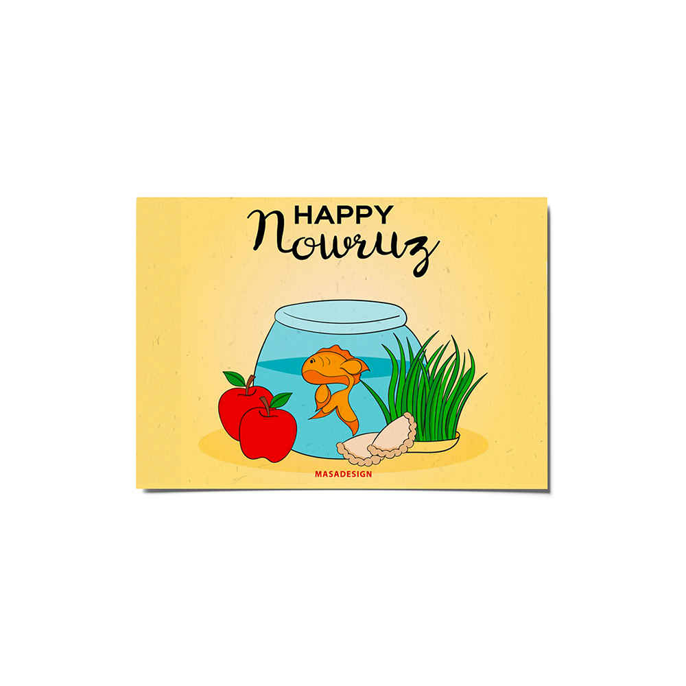 Happy Nowruz Grußkarte für das persische Neujahr Eid 4600667