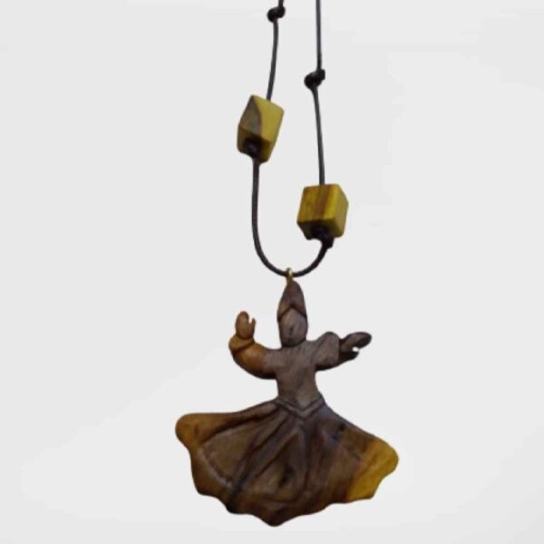 Persische Holz-Halskette Künstlerischer Sama-Tanz