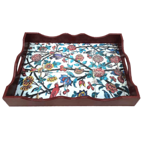 Golasa Persisches Holztablett – Wunderschön gefertigt zum Servieren
