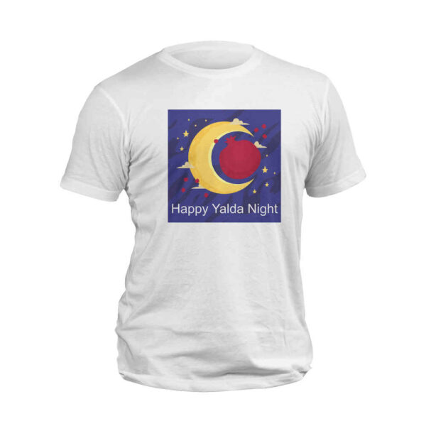 Granatapfel-Muster Yalda T-Shirt Modell 3891409 – Klassisches Festtagsmotiv