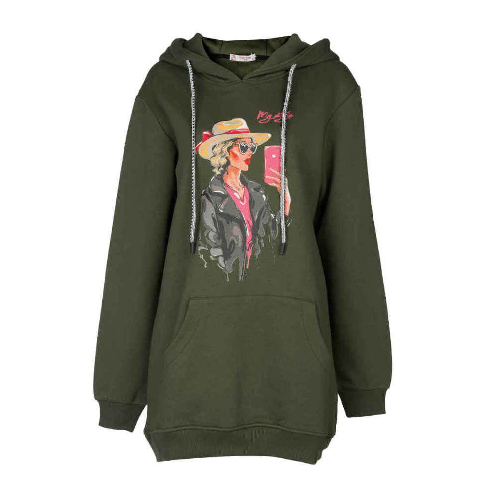 Damen Baumwoll-Hoodie Modell 51598