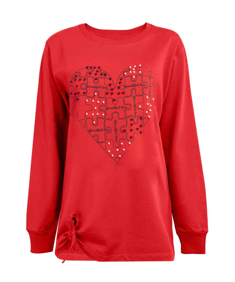 Damen Baumwoll-Sweatshirt Modell 83931