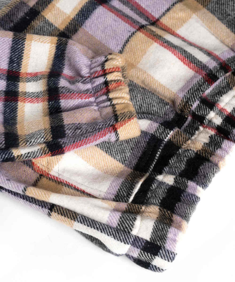 Damen kariert Baumwoll-Hoodie Modell 58790