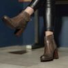 Lederstiefeletten für Frauen – Modell 112