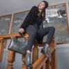 Lederstiefeletten für Frauen – Modell 115