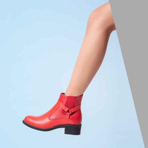 Lederstiefeletten für Frauen – Modell A175