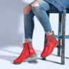 Lederstiefeletten für Frauen – Modell A179