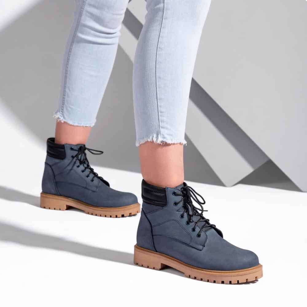 Lederstiefeletten für Frauen – Modell A182