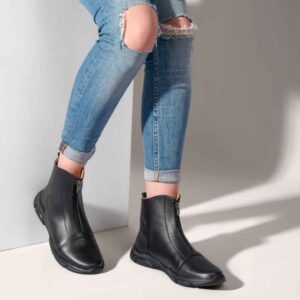 Lederstiefeletten für Frauen – Modell A216