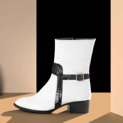 Lederstiefeletten für Frauen – Modell A248