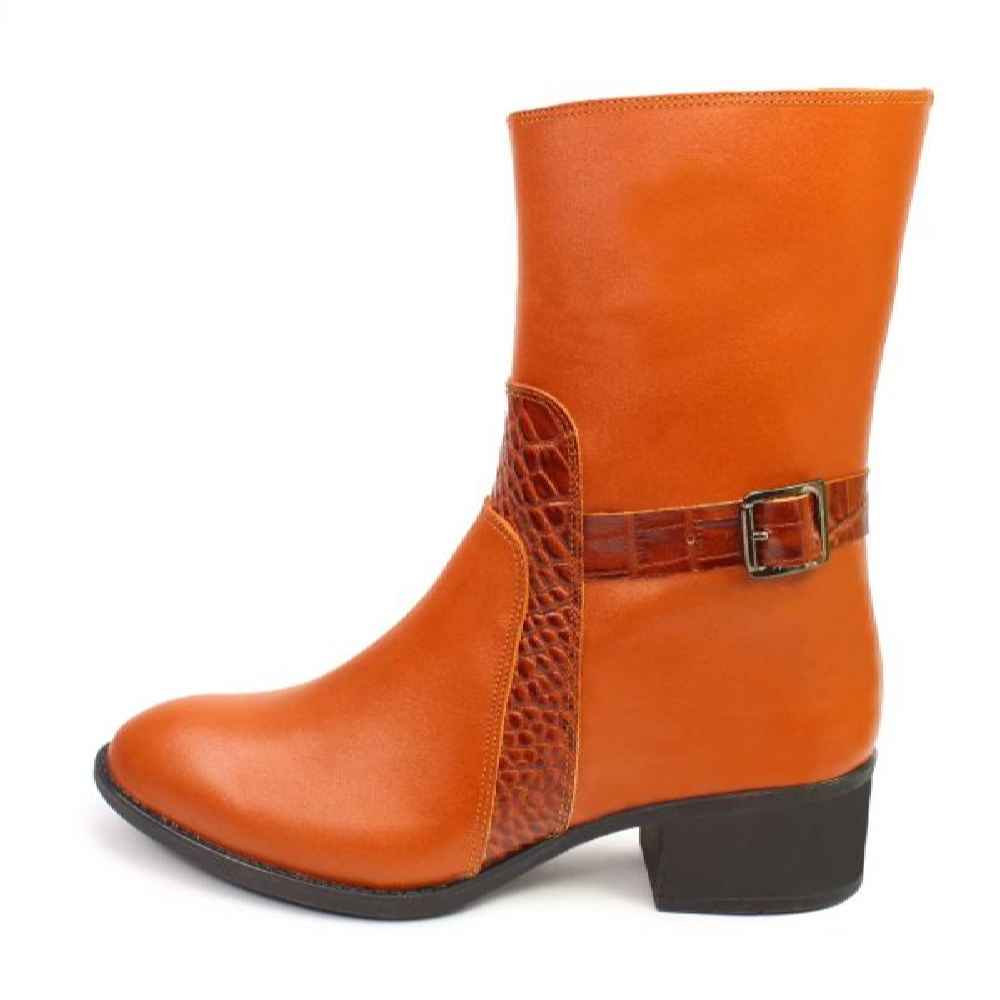 Lederstiefeletten für Frauen – Modell A248