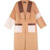 Zweireihiger Baumwollmantel für Damen – 36901