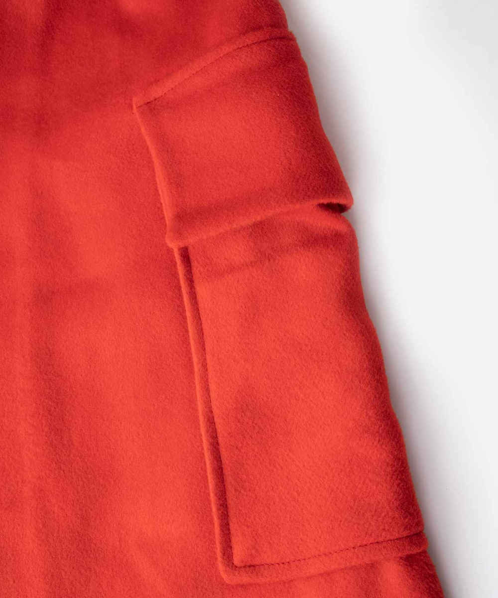 Modischer zweireihiger Baumwollmantel für Damen – 36903