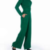 Grüner Jumpsuit mit seitlichem Gürtel für Frauen Gelareh