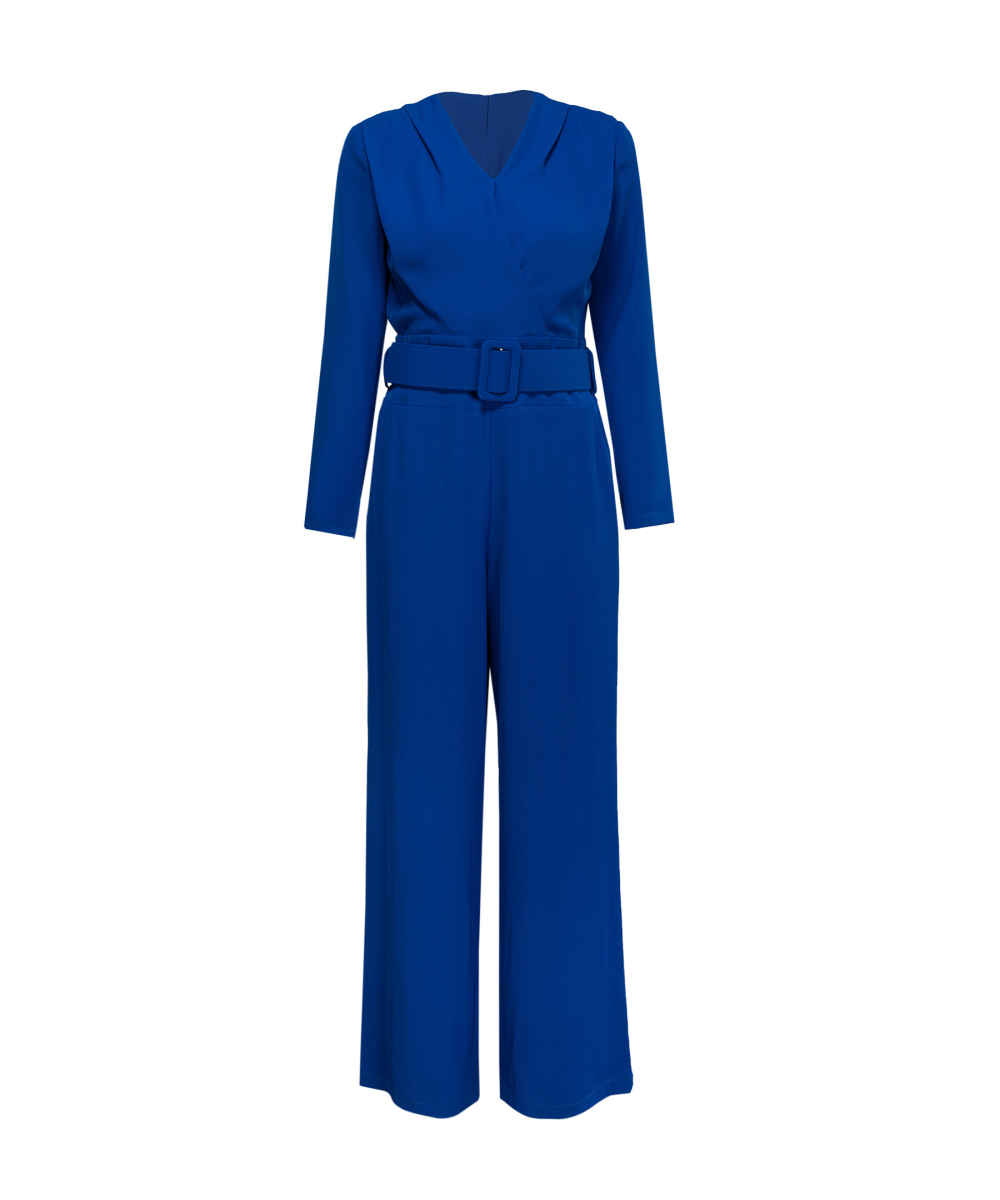 Grüner Jumpsuit mit seitlichem Gürtel für Frauen Gelareh
