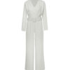 Grüner Jumpsuit mit seitlichem Gürtel für Frauen Gelareh