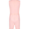 Overall-Romper für Frauen in Rosa mit kurzen Beinen und seitlichem Gürtel Elaheh