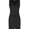 Overall-Romper für Frauen in Rosa mit kurzen Beinen und seitlichem Gürtel Elaheh