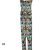 Floral Jumpsuit mit seitlichem Gürtel für Frauen Bita