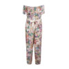 Floral Jumpsuit mit seitlichem Gürtel für Frauen Laya