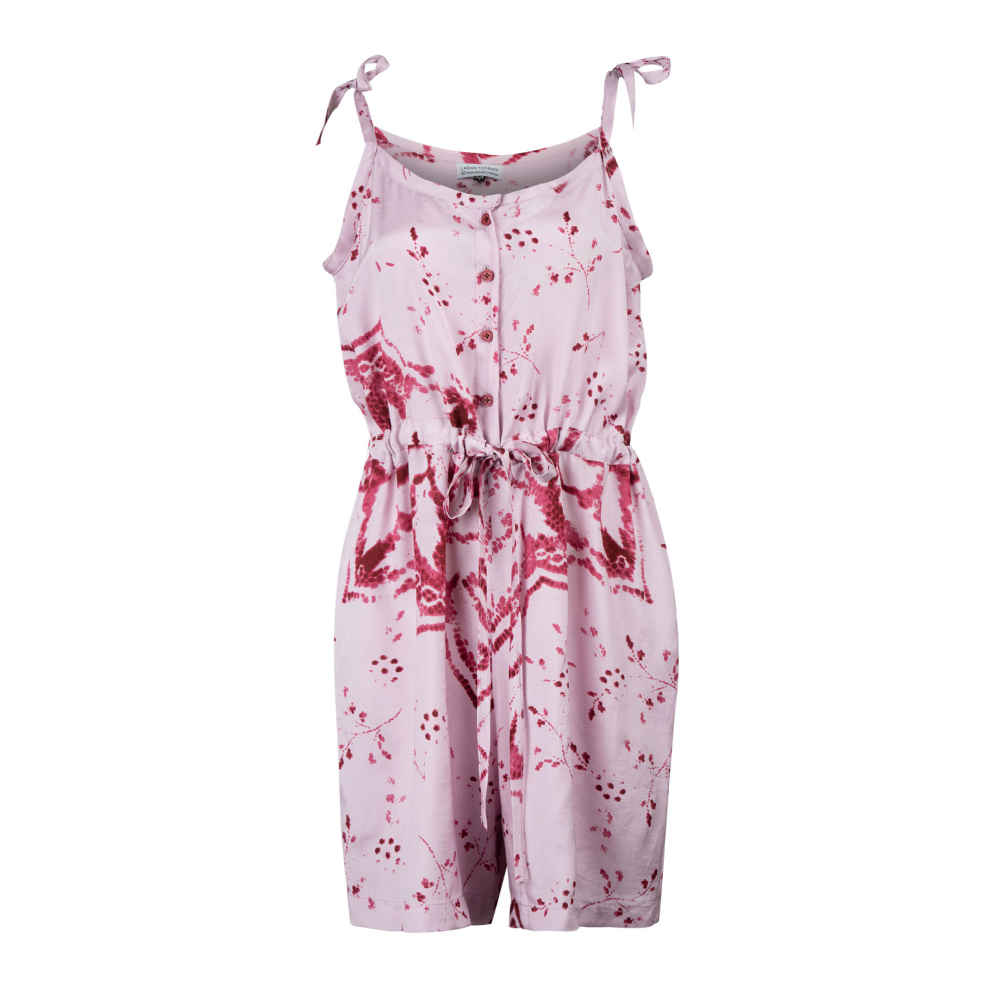 Lässiger Floraler Overall-Romper für Frauen mit kurzen Beinen Forogh