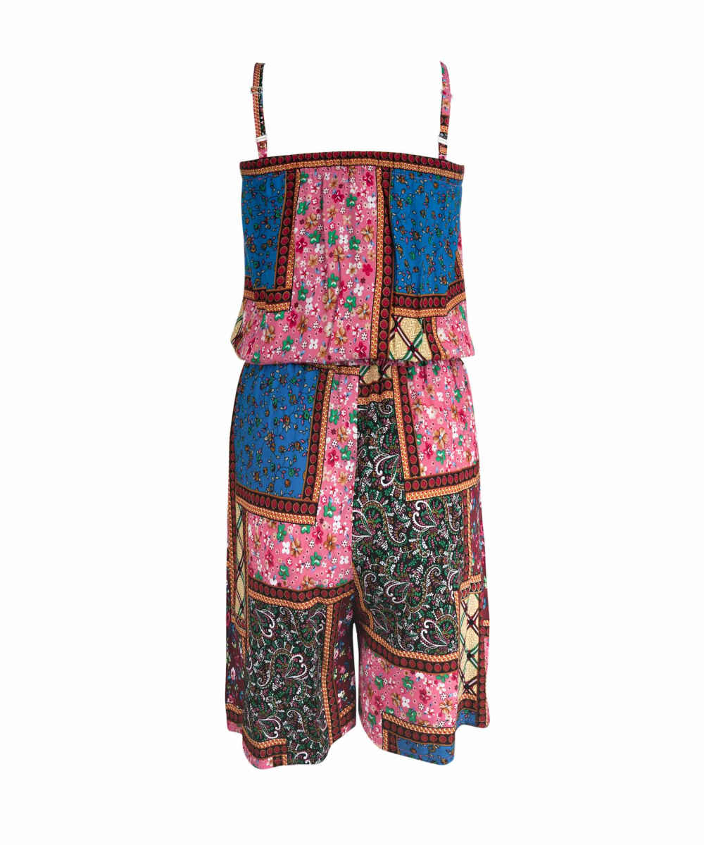 Floraler Urlaubs-Romper für Frauen mit kurzen Beinen Nazanin