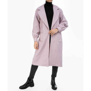Zweireihiger Wollmantel für Damen – 37331
