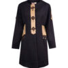 Zweireihiger Wollmantel für Damen – 54634