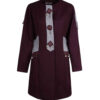 Zweireihiger Wollmantel für Damen – 54634