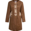 Zweireihiger Wollmantel für Damen – 54634