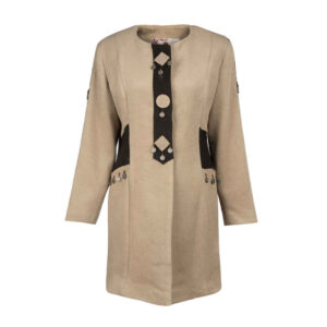 Zweireihiger Wollmantel für Damen – 54634