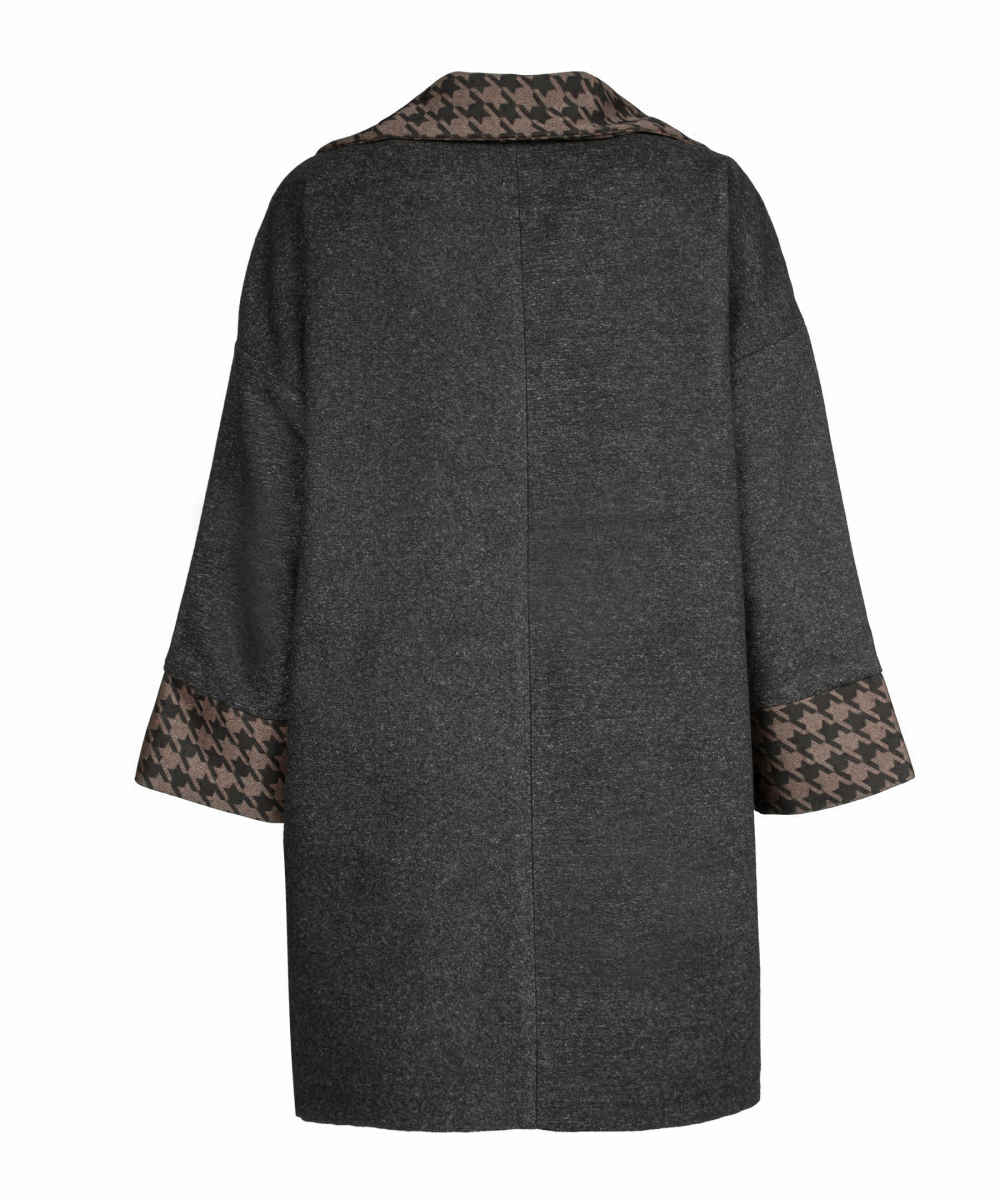 Modischer zweireihiger Wollmantel für Damen – 54726