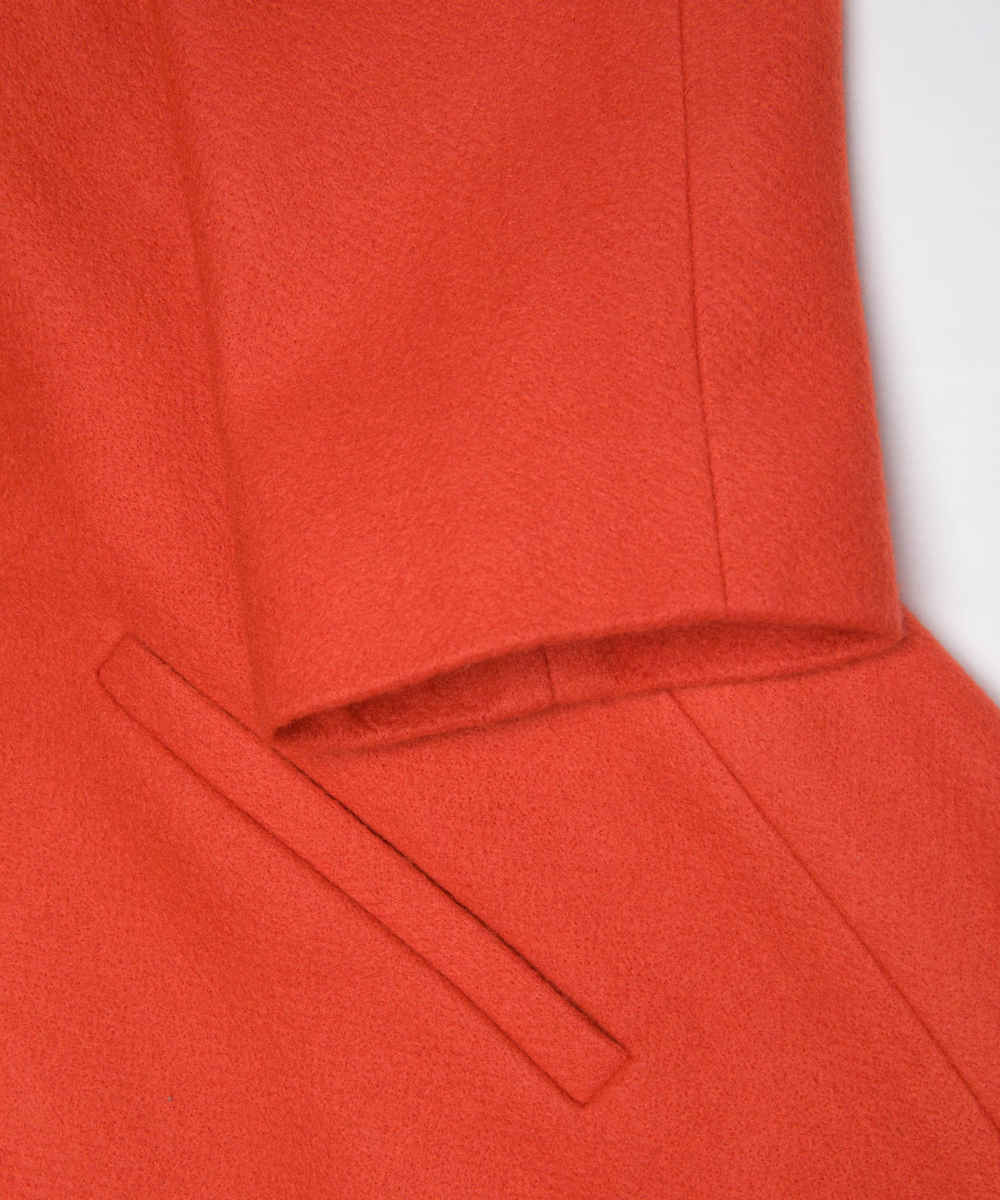 Zweireihiger Baumwollmantel für Damen – Stilvoll & Bequem