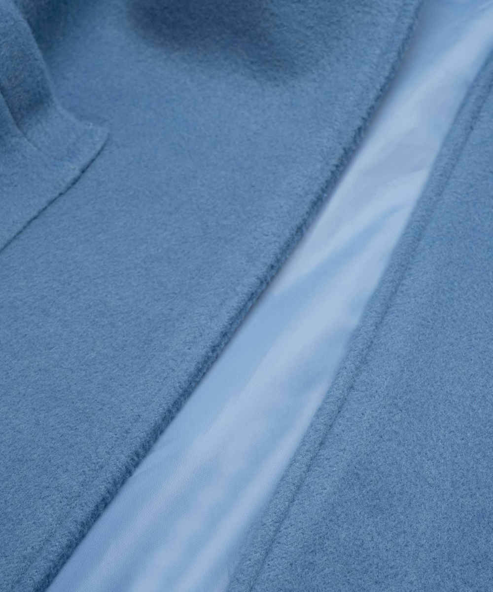 Zweireihiger Baumwollmantel für Damen – Elegantes Design