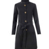 Winter-Baumwoll-Wickelmantel mit Gürtel für Damen – Funktional & Modisch
