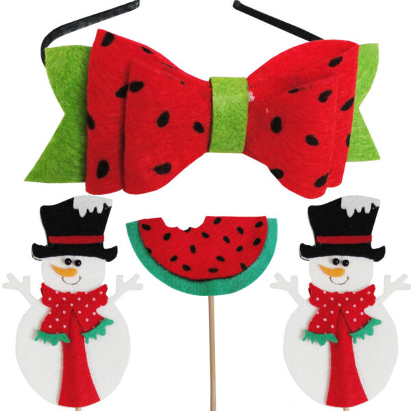 Rote Yalda Kuchen Dekorationen Kollektion G2001