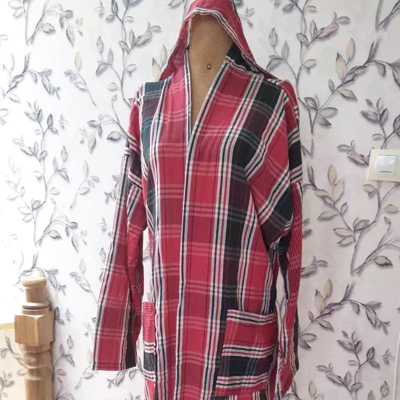 Handgefertigter Persischer Bademantel Reine 100% Baumwoll-Eleganz