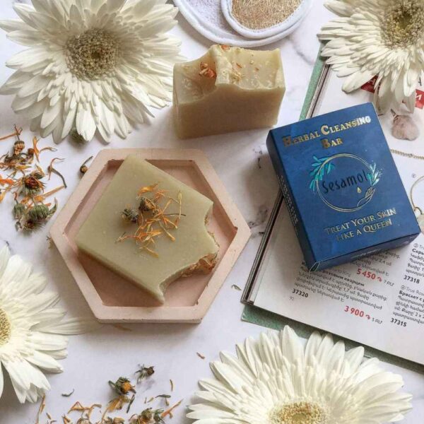 Handgemachte natürliche Seifenbar für alle Hauttypen (x6)