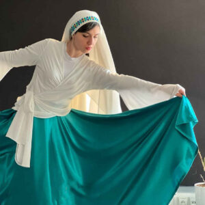 Damen Sufi-Wirbel-Tanzkostüm-Set – Authentisch & Elegant