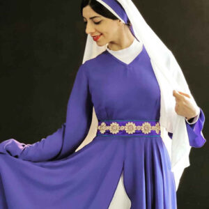 Damen Sama-Wirbel-Tanzkleid-Set – Anmutig & Bequem