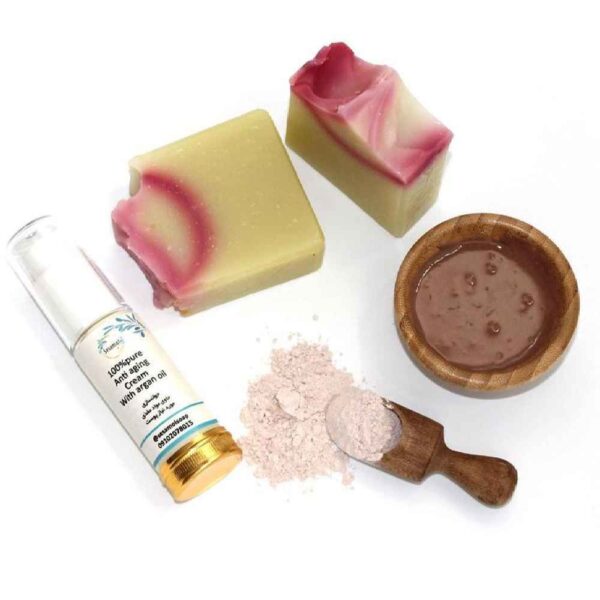 Natürliche Seifenbar für trockene Haut mit Traubenkernöl (x6)