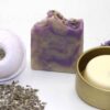 Natürliche Seifenbar für normale Haut mit Lavendel (x6)