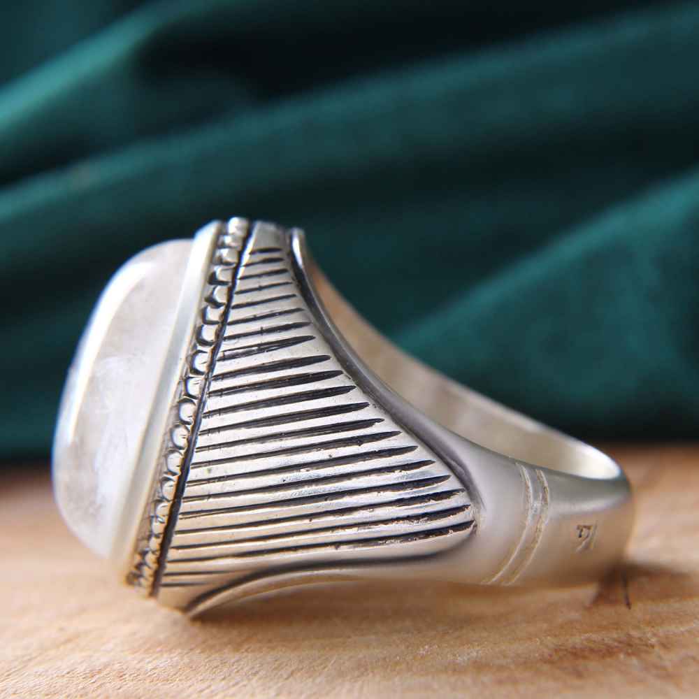 Islamischer Dur-e Najaf Silberring für Männer Ali Un Wali Ullah